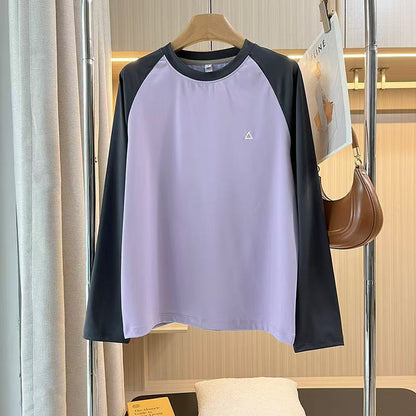 Damen Langarm-T-Shirt atmungsaktives Mesh Eveloria