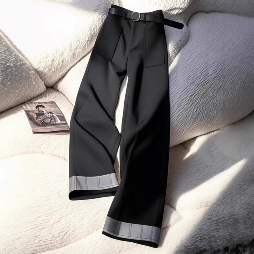 Damen Modische Palazzohose Röhrenbund Elegantes Design