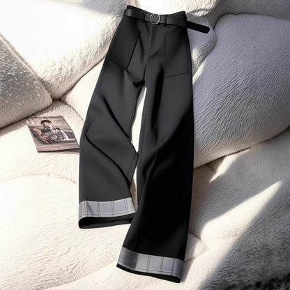 Damen Modische Palazzohose Röhrenbund Elegantes Design