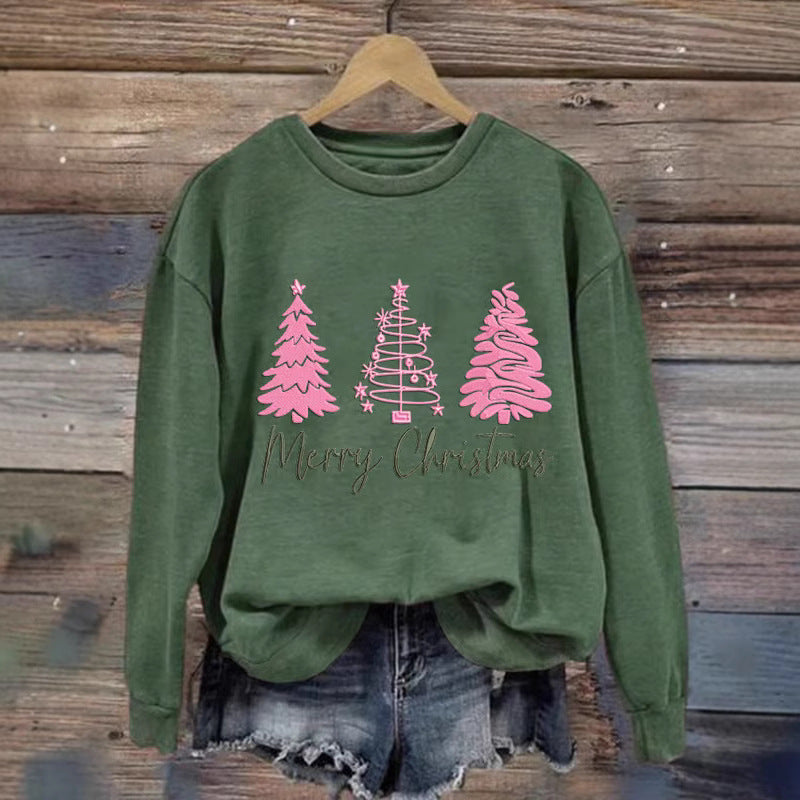 Damen Weihnachtssweatshirt Festlich Gemütlich Rot Eveloria - Eveloria