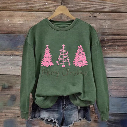 Damen Weihnachtssweatshirt Festlich Gemütlich Rot Eveloria - Eveloria