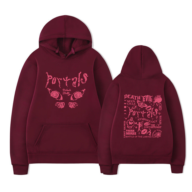 Damen Kapuzenpullover Bequem Kreatives Motiv Eveloria