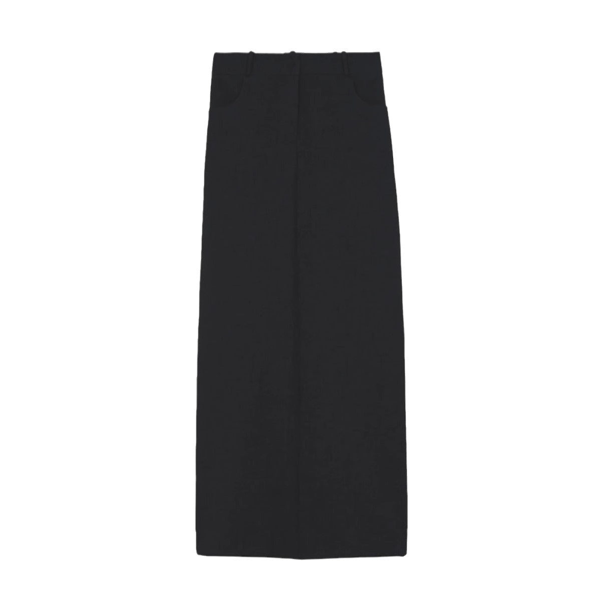 Damen Maxirock mit Gürtelschlaufen Klassische Silhouette