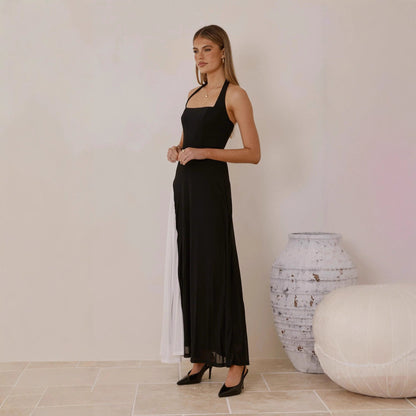 Damen Abendkleid Asymmetrischer Schnitt Elegantes Design Eveloria