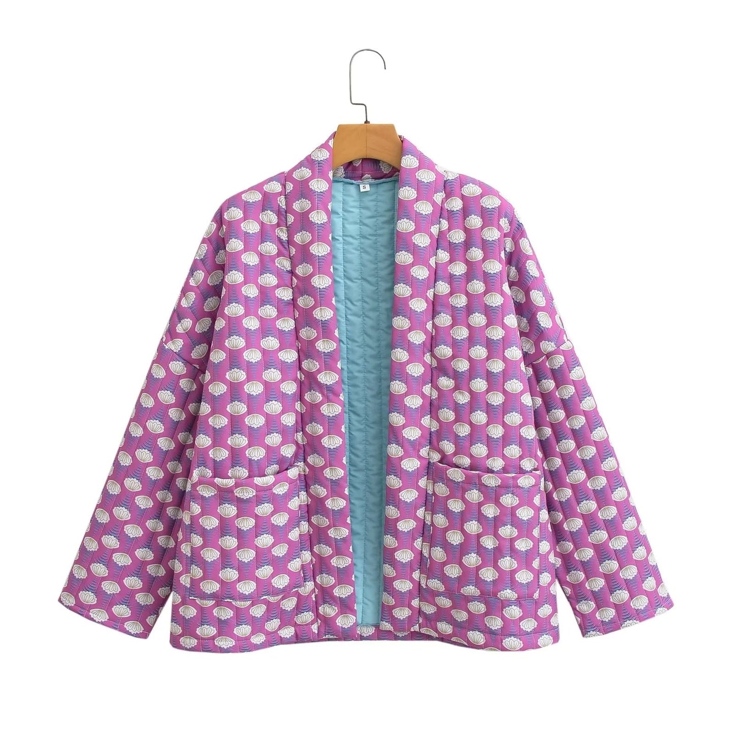 Damen Steppjacke Grafisches Muster Eveloria