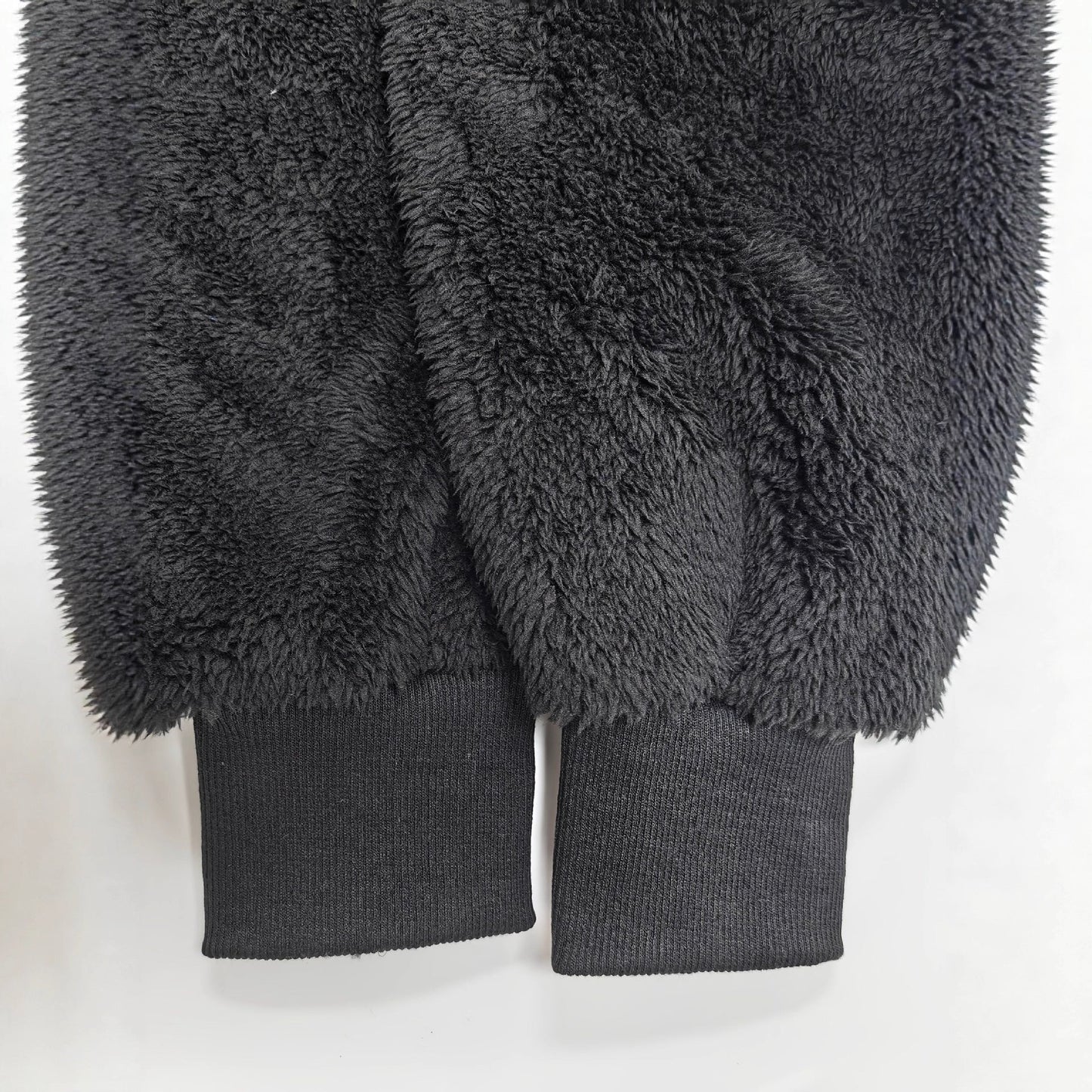 Damen Fleece-Mantel mit Taschen und Kapuze
