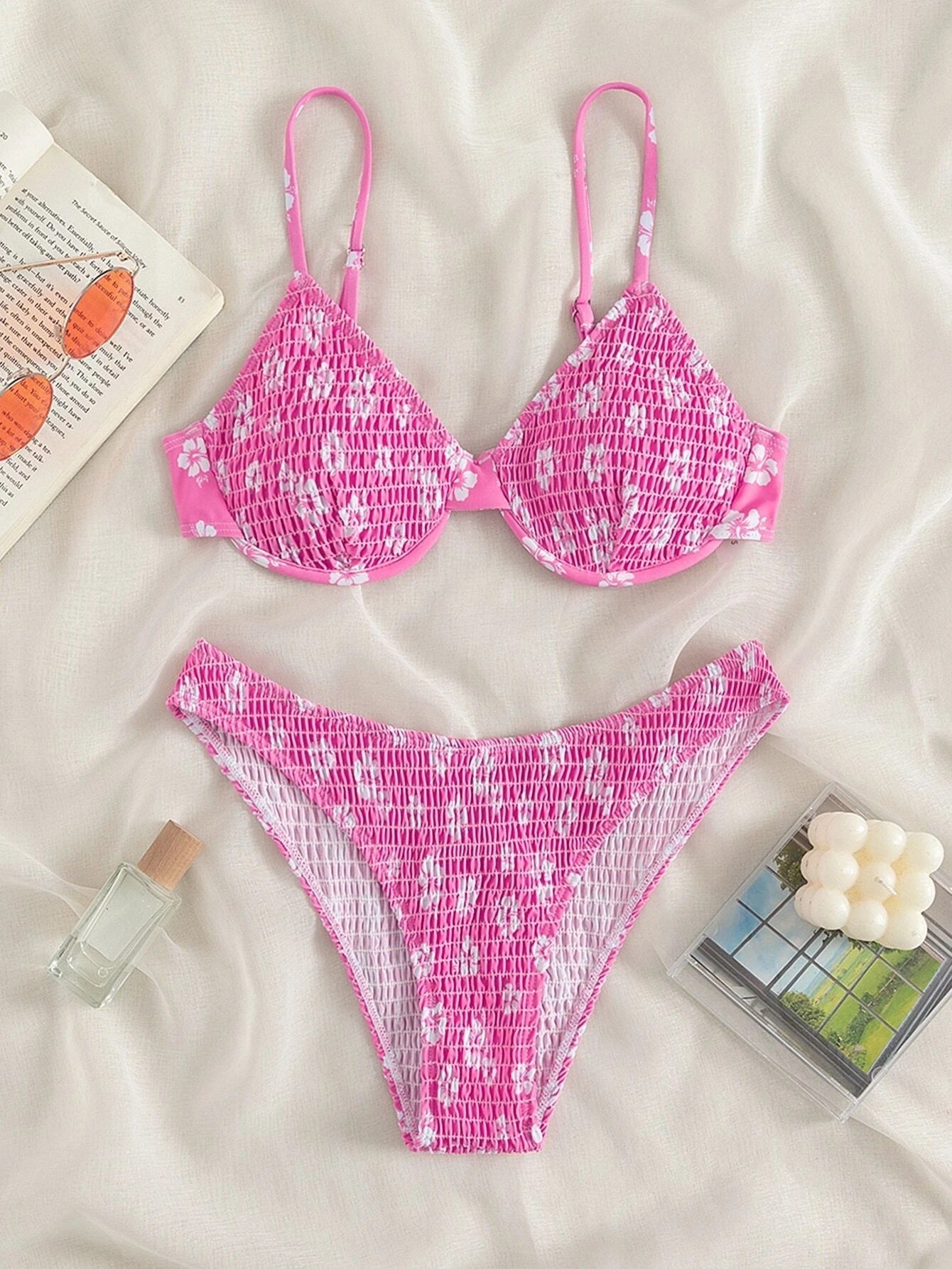 Damen Bikini Hochgeschnittener Gepolstertes Oberteil Verstellbare - Eveloria