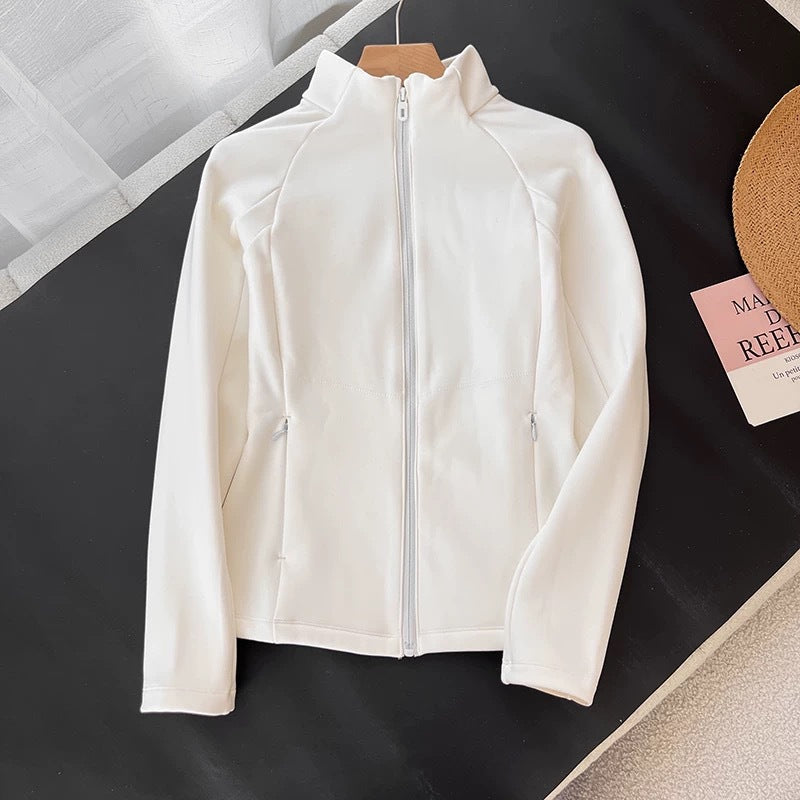 Damen Sportjacke Atmungsaktiv Hochkragen Eveloria