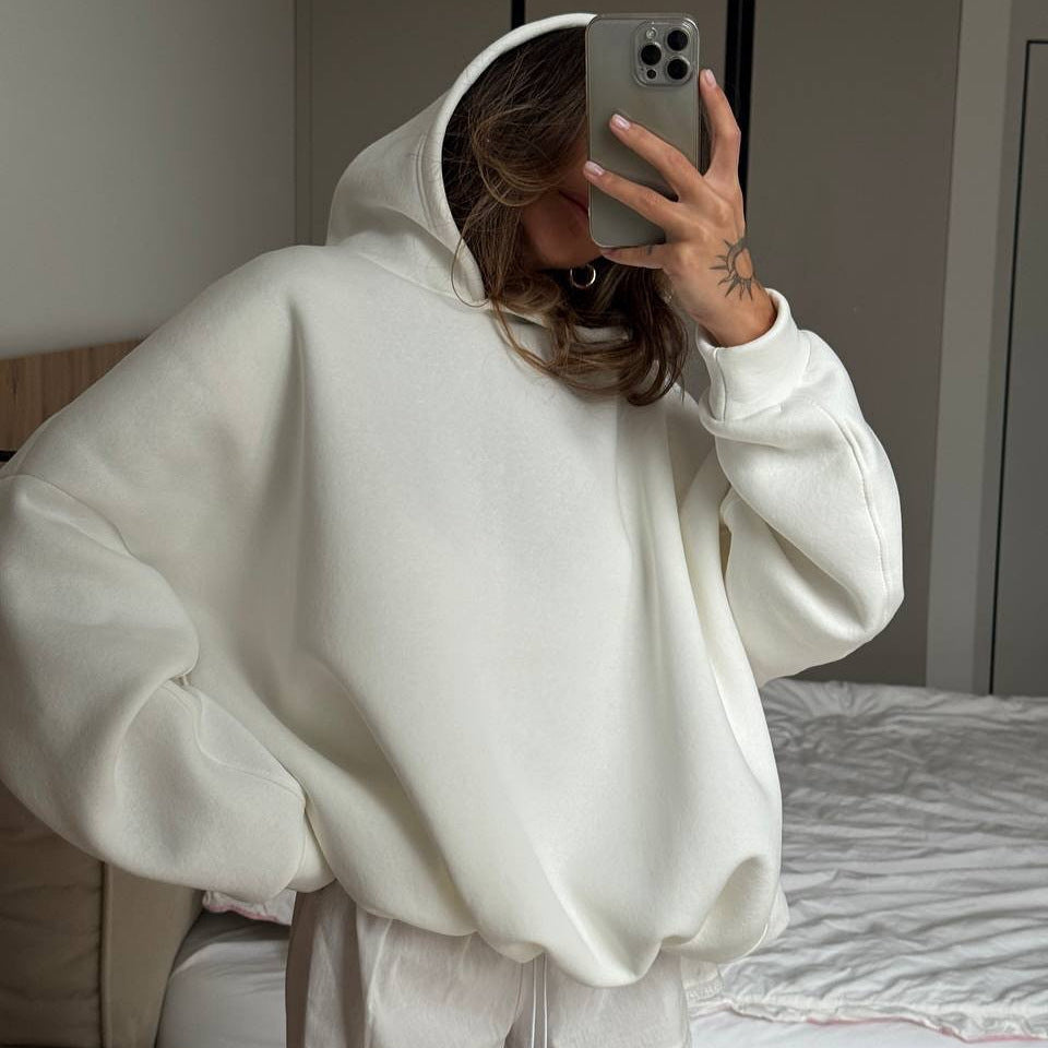 Damen Oversized Kapuzenpullover Lässiger Schnitt Eveloria