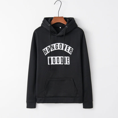 Damen Kapuzenpullover mit Aufdruck und Kängurutaschen