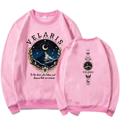 Damen Sweatshirt Nachthimmel Motiv Eveloria
