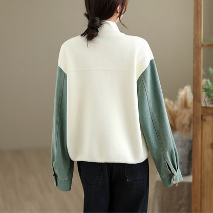 Damen Übergangsjacke Kapuze Taschen Eveloria