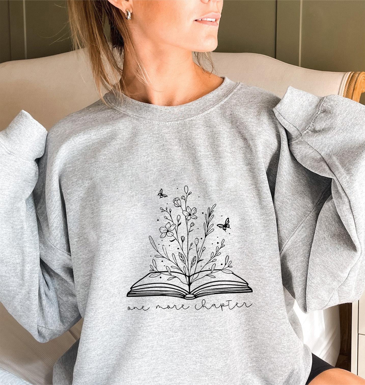 Damen Sweatshirt Blumendesign Aufdruck Eveloria