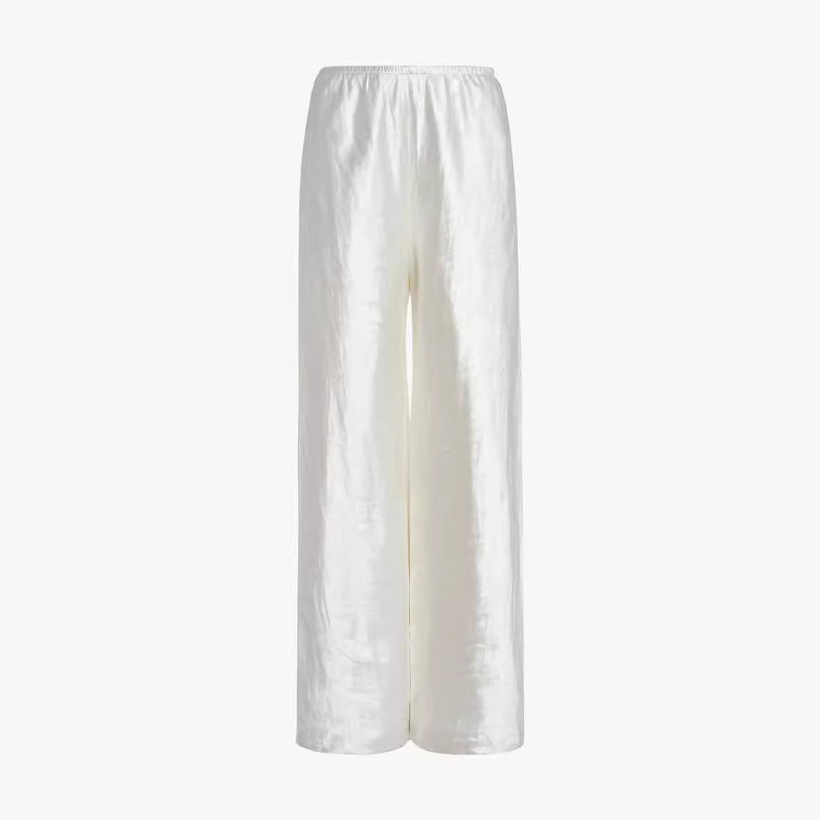 Damen Hochbundhose Satin Elegant