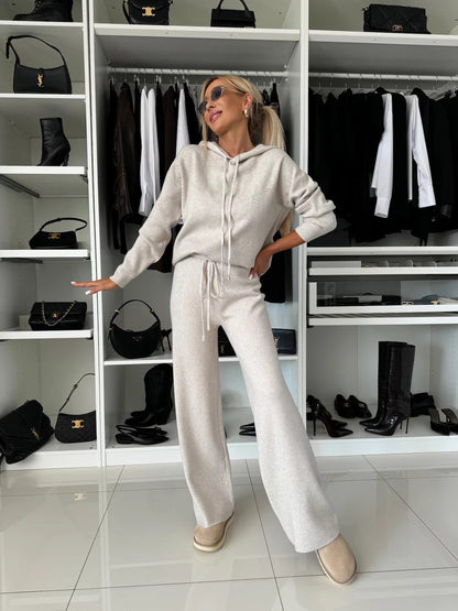 Damen Sweatshirt-Hose-Set Lässig Modern