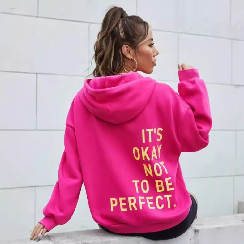 Damen Kapuzenpullover Kuscheliges Innenfutter Motivierender - Eveloria