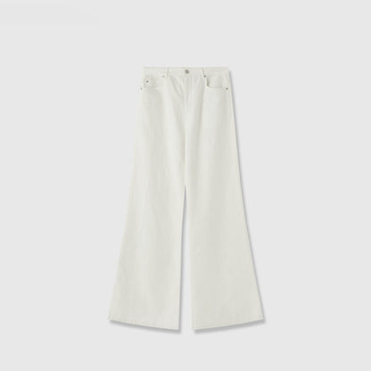 Damen High-Waist Jeans Weit Eveloria