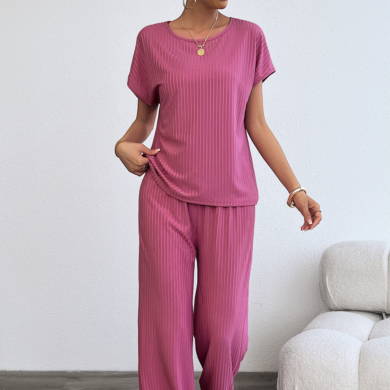 Damen Lounge-Set Komfort Stretch Elastisch Elegantes Design