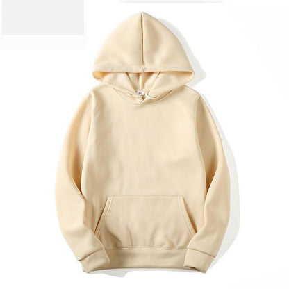 Damen Hoodie Weiches Innenfutter Kängurutasche Grau Eveloria