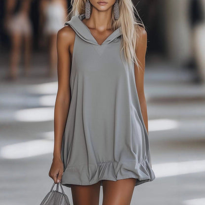 Damen Kapuzenkleid Eveloria