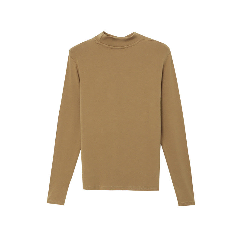 Damen Langarmshirt Hochkragen Eveloria