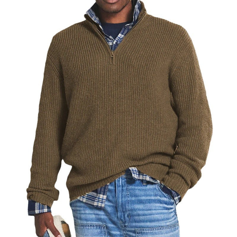 Eveloria Herren Zip Pullover Stilvoll