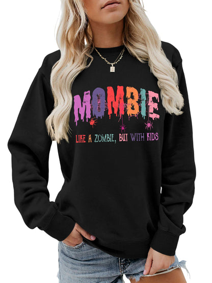 Damen Sweatshirt Zombie Motiv Eveloria