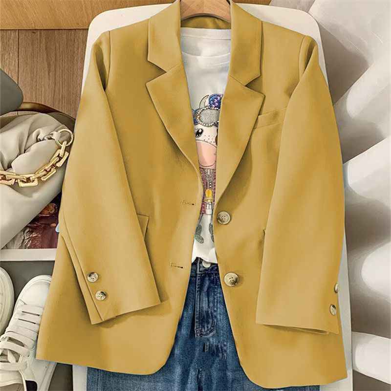 Damen Blazer Doppelter Knopfleiste Eveloria