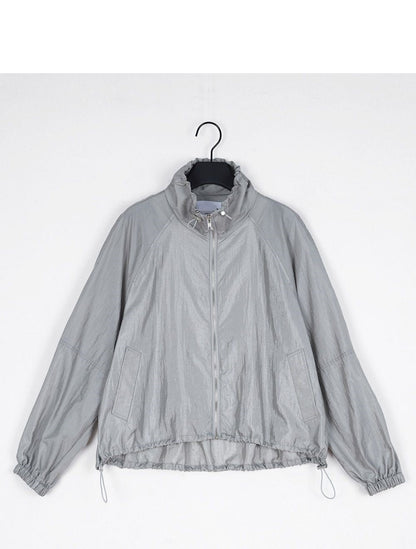 Damen Atmungsaktive Jacke Verstellbarer Kragen Eveloria