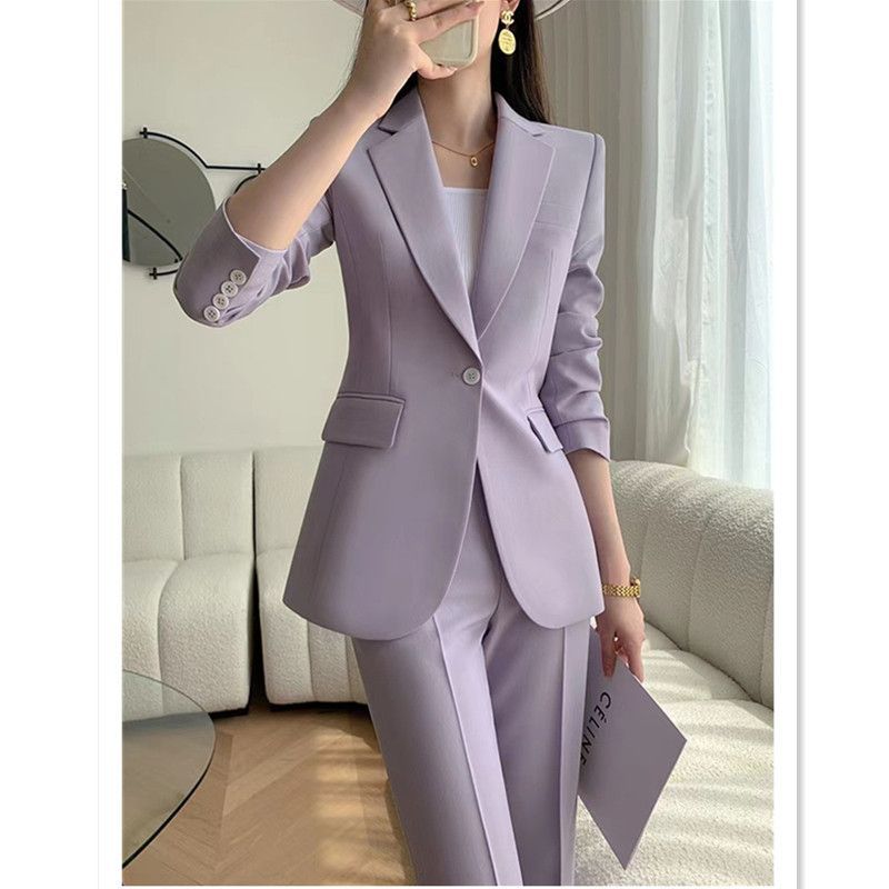 Damen Zweiteiliger Anzug Elegant Schnitt Eveloria