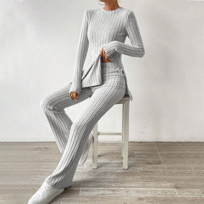 Damen Strickanzug Langärmlig Elegant Eveloria