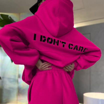 Damen Oversized Hoodie mit Schriftzug hinten Eveloria