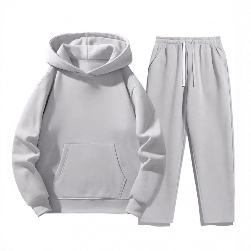 Damen Sweatanzug Hoodie Jogginghose Gemütlich Schwarz - Eveloria