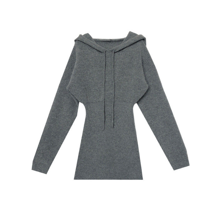 Damen Hoodie-Kleid Lässig Mit Taschen Eveloria