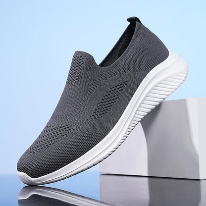 Herren Leichte Slip-On Sneaker Atmungsaktives Strickdesign Eveloria