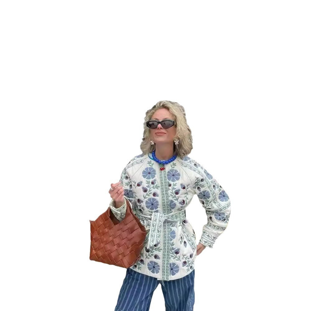 Damen Gestickte Bomberjacke Eveloria