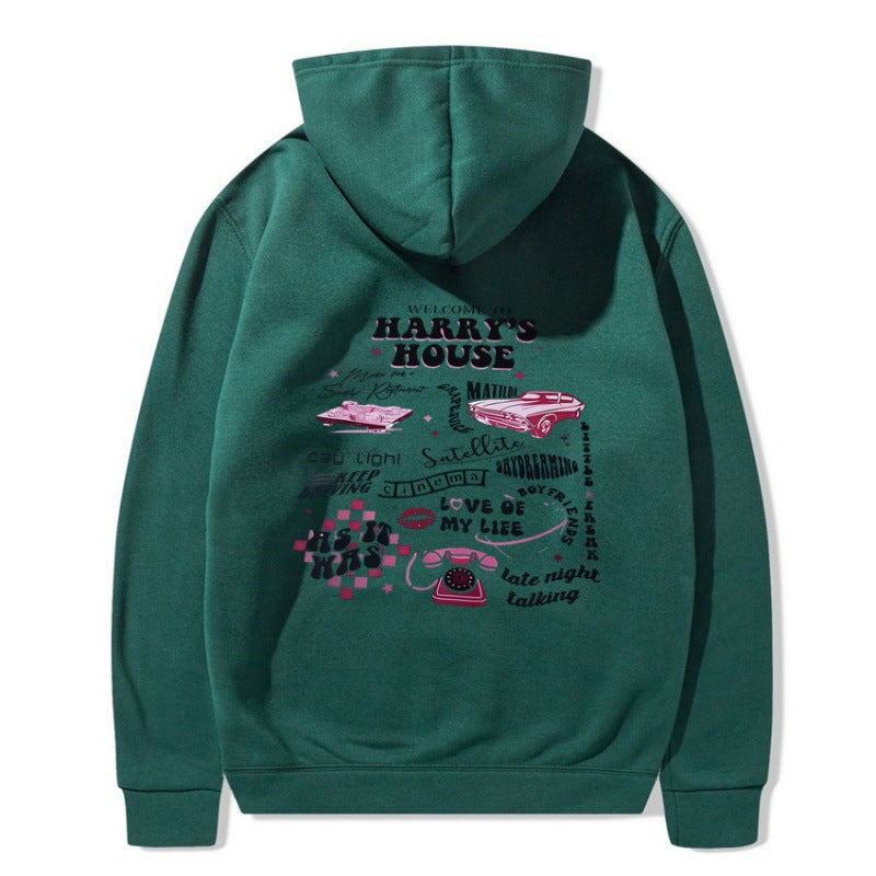 Damen Pullover Kapuze mit Grafikdesign Eveloria