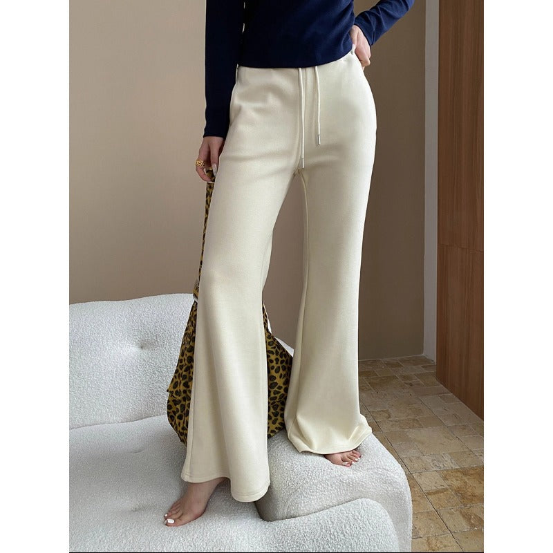 Damen Palazzohose Baumwollmix Bequem Eveloria - Eveloria