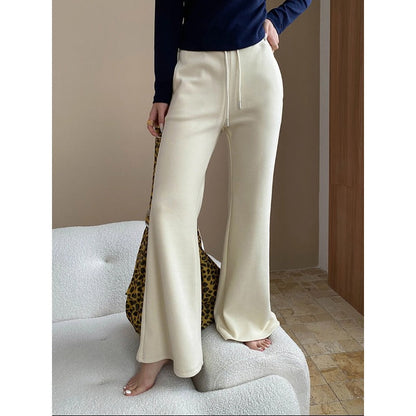 Damen Palazzohose Baumwollmix Bequem Eveloria - Eveloria