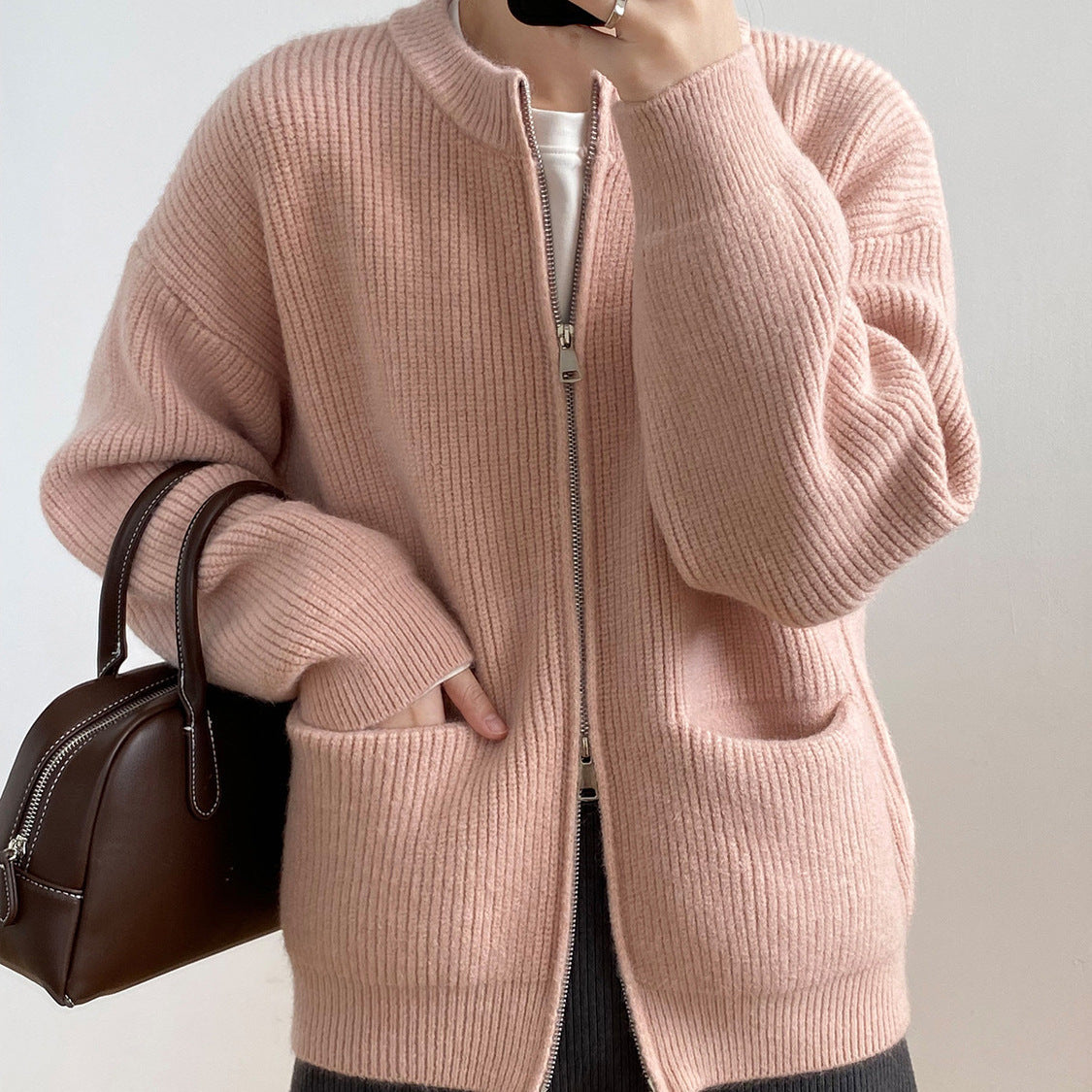 Damen Sweatjacke Eveloria Hochwertig Trendig