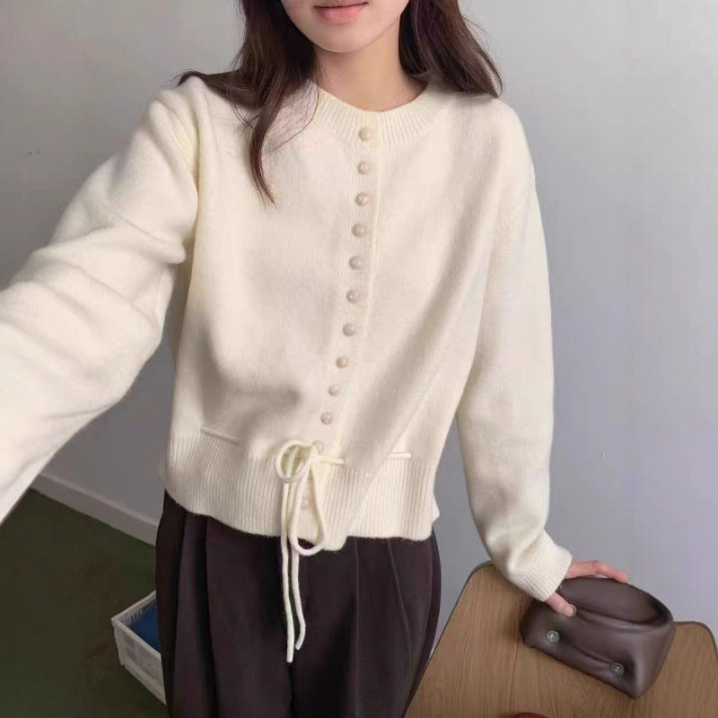 Damen Strickjacke mit Knöpfen Eveloria Lässig