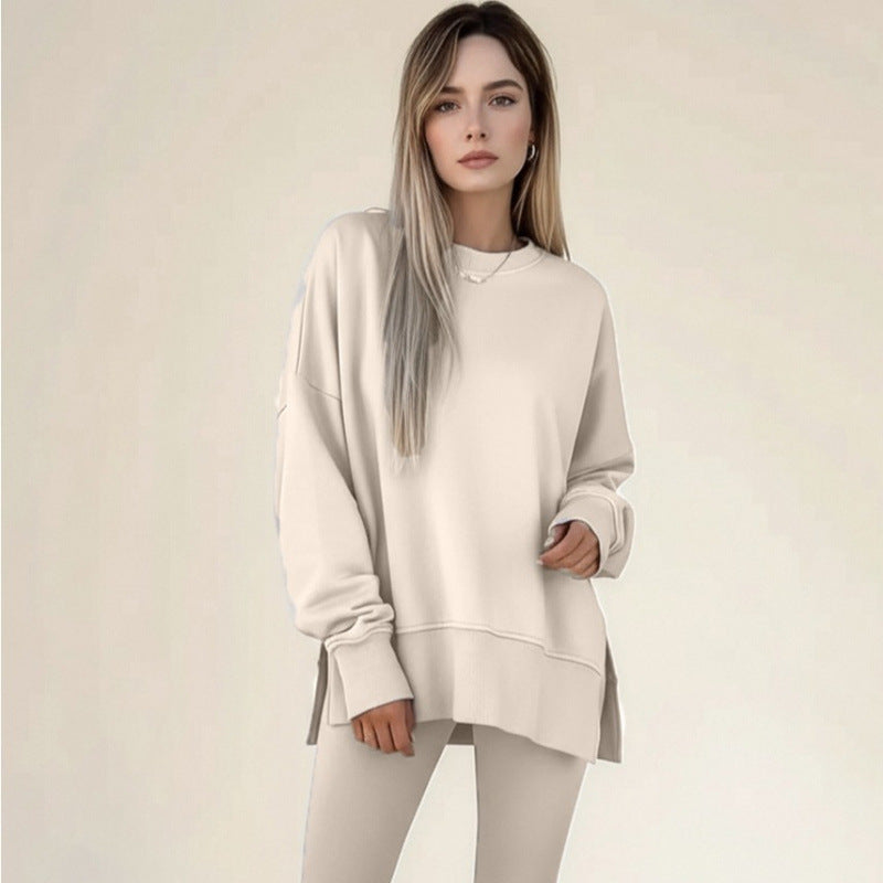 Damen Sportset Sweatshirt und Leggings locker und enganliegend - Eveloria