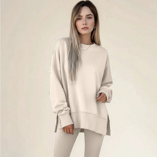 Damen Sportset Sweatshirt und Leggings locker und enganliegend - Eveloria