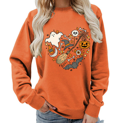 Damen Halloween Sweatshirt Eveloria Kreatives Motiv