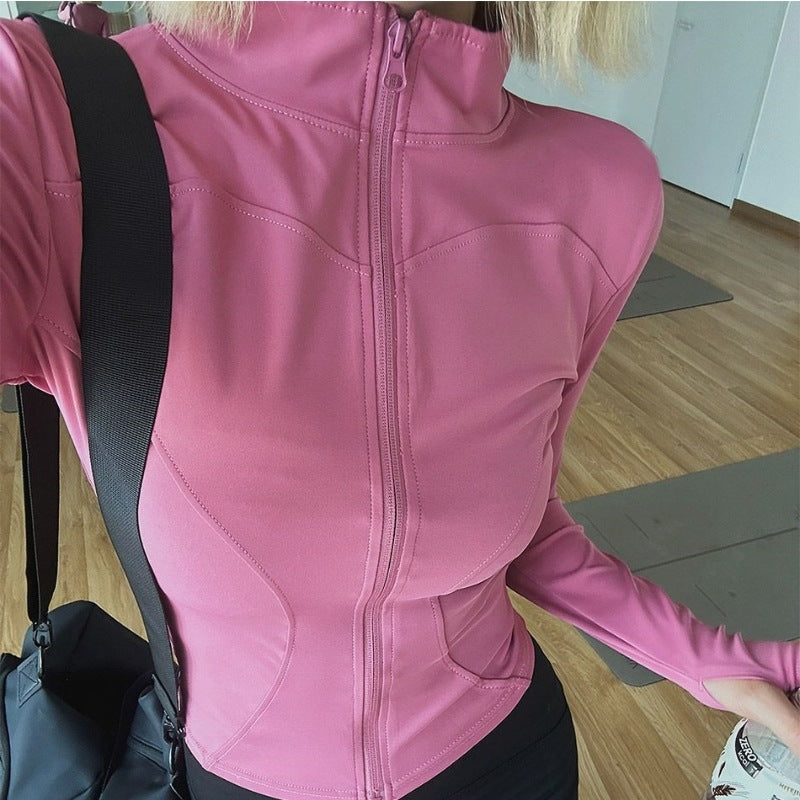 Damen Sportjacke Reißverschluss Eveloria