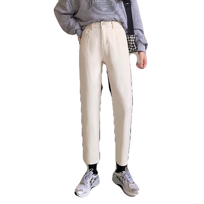 Damen Chino-Hose Hochtailliert Eveloria