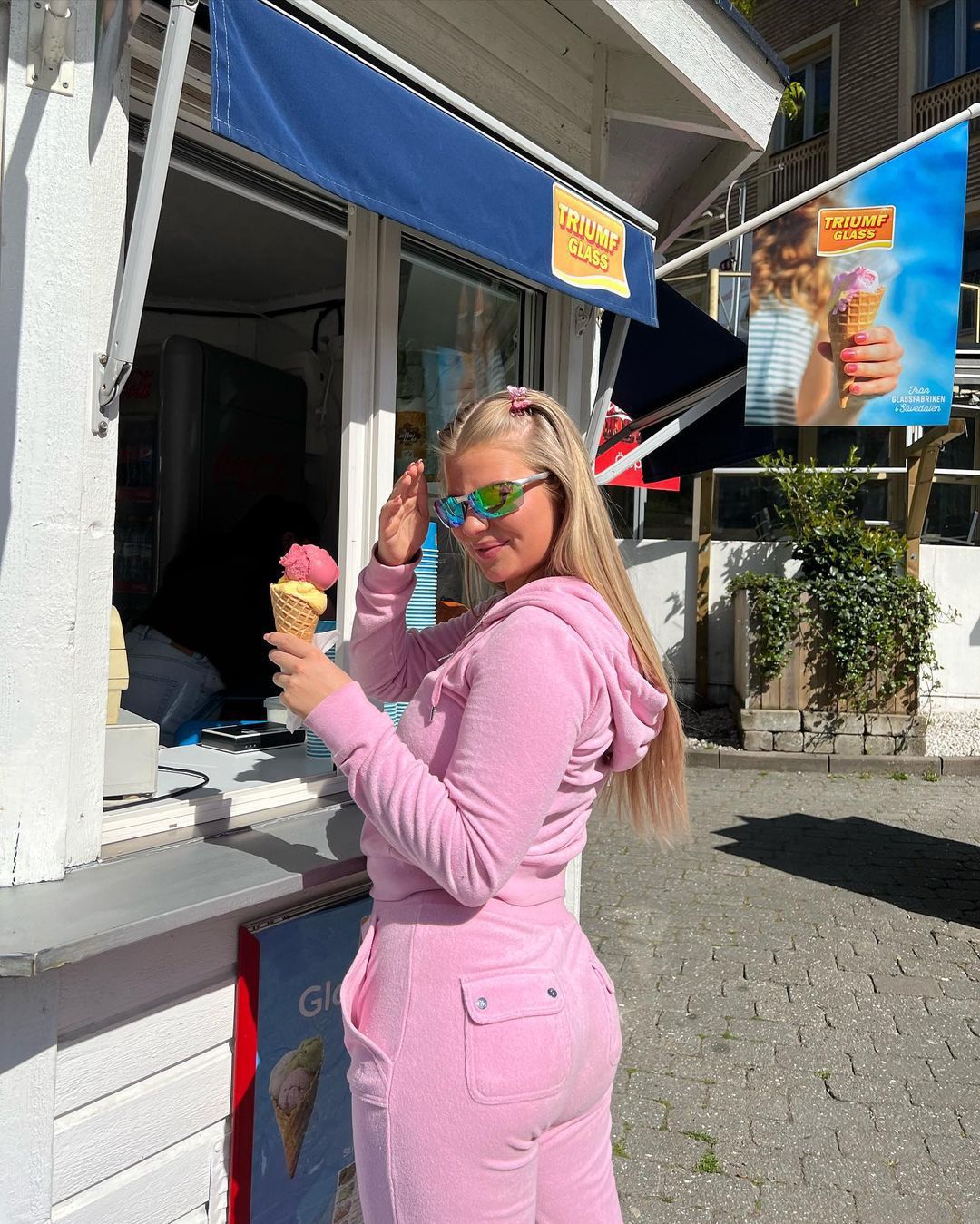 Damen Jogginganzug Sportlich Modisch Eveloria