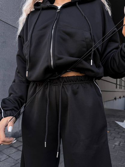 Damen Sportset Elastisch Hochkragen Eveloria