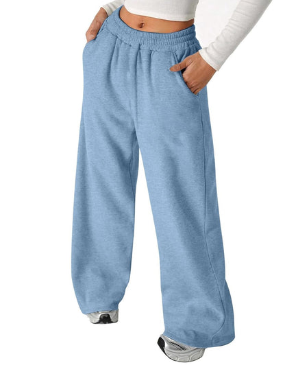 Damen Freizeithose Elastischer Bund Locker Passform Eveloria