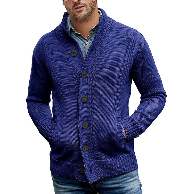 Herren Strickjacke Modern Komfortable Taschen